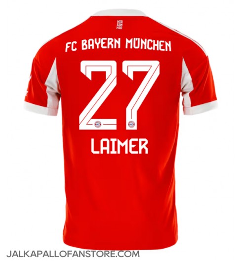 Bayern Munich Konrad Laimer #27 Kotipaita 2025-26 Lyhythihainen Bayern Munich Konrad Laimer #27 Kotipaita 2025-26 Lyhythihainen